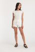 Jolene-Cropped Ruffle Tank
